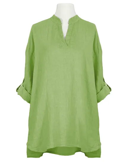 Leinenbluse in gr�n von Puro Lino