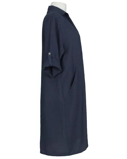 Leinenkleid in blau von Puro Lino