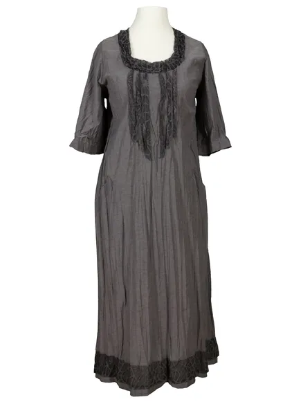 Leinenkleid in grau von Manga