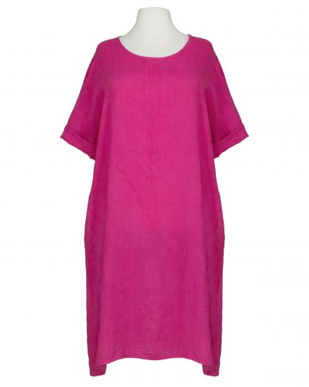 Leinenkleid in pink von Puro Lino