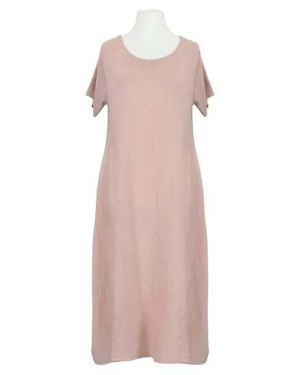 Leinenkleid in rosa von Puro Lino