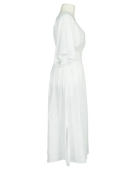 Leinenkleid in wei� von Made in Italy