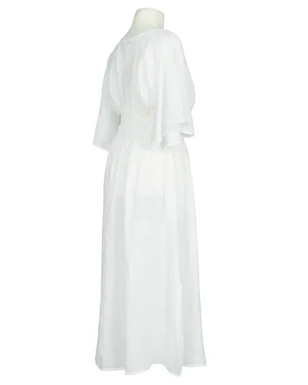 Leinenkleid in wei� von Made in Italy