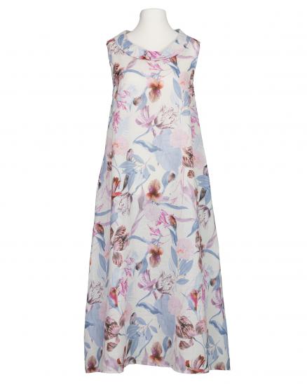 Leinenkleid A-Linie in hellblau von Puro Lino