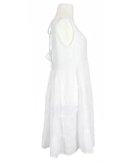 Leinenkleid A-Linie in wei� von Selected Touch
