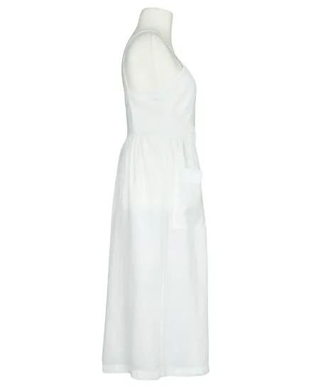 Leinenkleid mit Taschen in wei� von Puro Lino