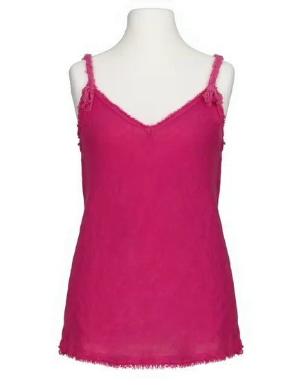 Leinentop in pink von Made in Italy