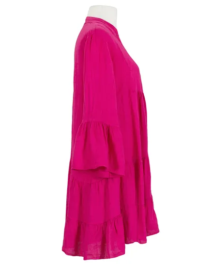 Leinentunika A-Linie in fuchsia von H. Trend