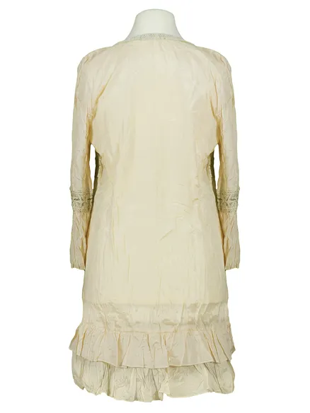 Long Bluse mit Seide in creme von Exquisss Paris