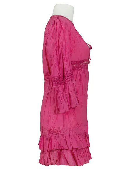 Long Bluse mit Seide in pink von Exquisss Paris