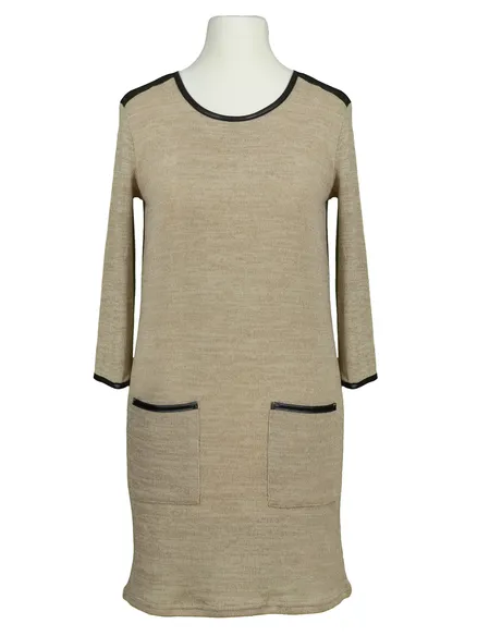 Longshirt Strick in taupe von Toyelles