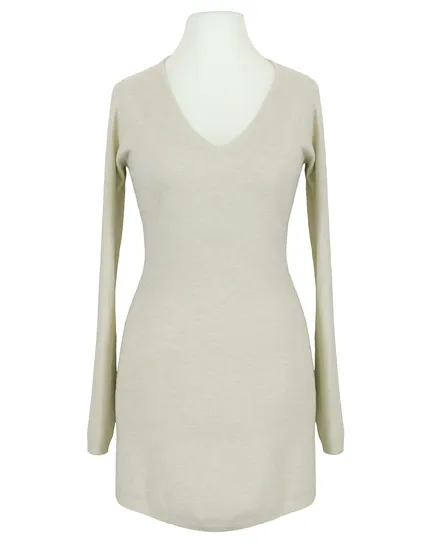 Long Pullover mit Cashmere in beige von Fruity Fashion