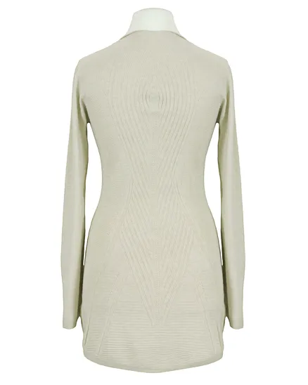 Long Pullover mit Cashmere in beige von Fruity Fashion