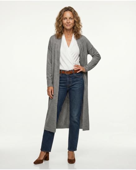 Long Strickh�lle in grau von Wonder