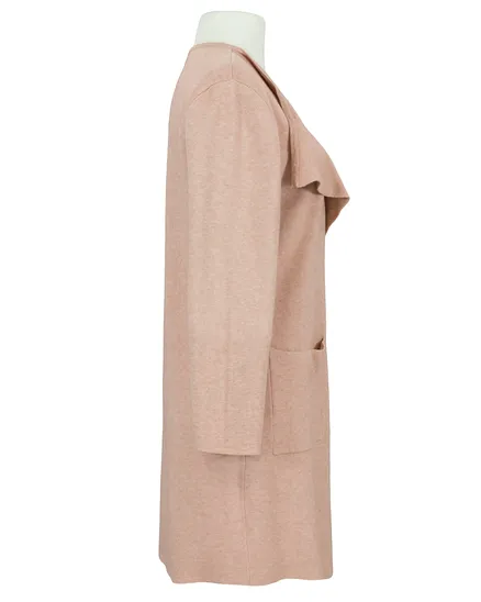 Long Strickh�lle in rosa von Spaziodonna