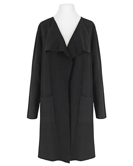 Long Strickh�lle in schwarz von Spaziodonna