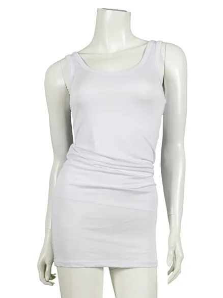 Long Top in wei� von Spaziodonna