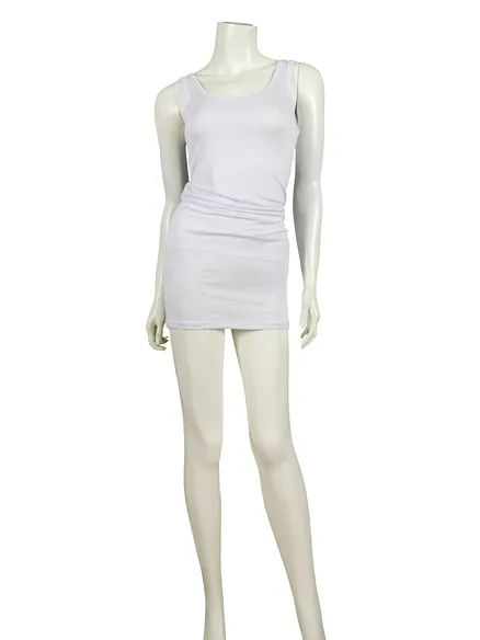 Long Top in wei� von Spaziodonna