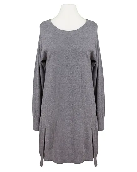 Tunika mit Cashmere in grau von Spaziodonna
