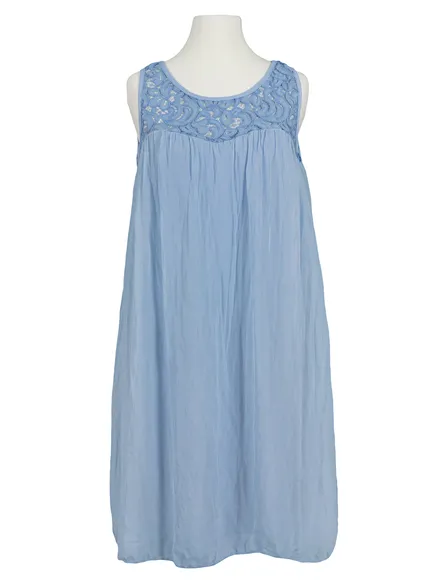 Long Tunika Seide in blau von Montan