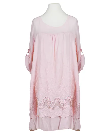 Tunika Stickerei in rosa von Diana