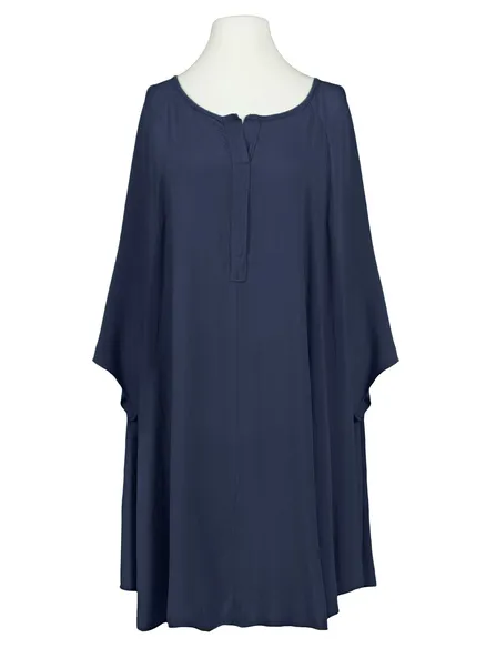 Long Tunika Viskose in blau von Spaziodonna