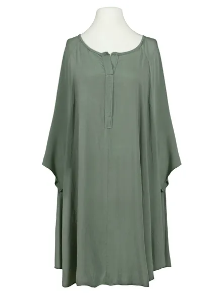 Long Tunika Viskose in khaki von Spaziodonna