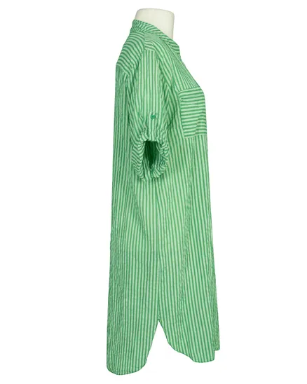 Longbluse gestreift in gr�n von Made in Italy