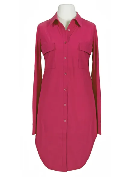 Longbluse Jersey in fuchsia von Esvivid