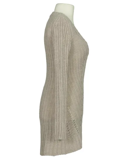 Longpullover mit Mohair in beige von Carla Giannini