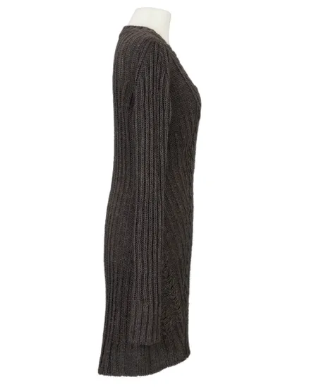 Longpullover mit Mohair in braun von Carla Giannini
