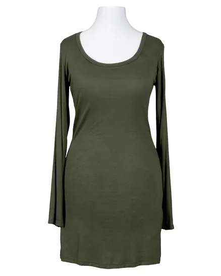 Longshirt in oliv von Hello Moda