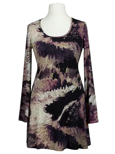 Longshirt A-Linie in schwarz von RESTART