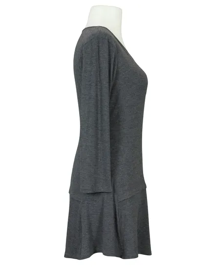 Longshirt mit Schlitz in grau von RESTART