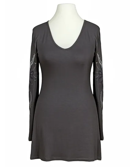 Longshirt Stickerei in grau von Missy