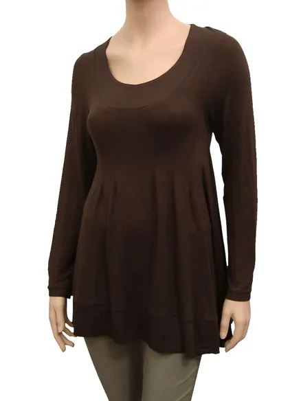Longshirt Tunika in braun von RESTART