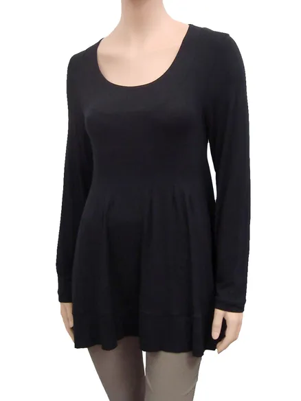Longshirt Tunikastil in schwarz von RESTART