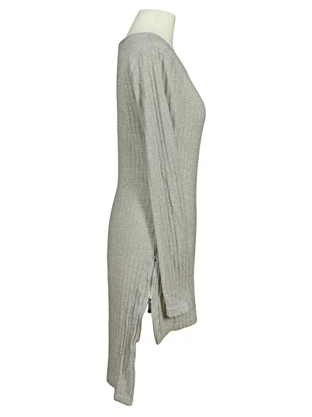 Longshirt Viskosestrick in grau von H.liesel