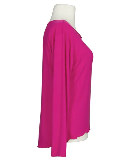 Longsleeve Viskose in pink von Made in Italy