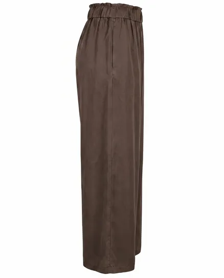 Marlenehose mit Seide in braun von Style Touch