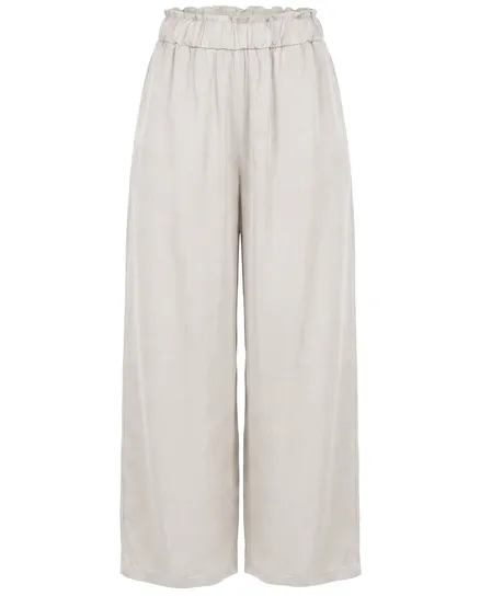 Marlenehose mit Seide in creme von Style Touch