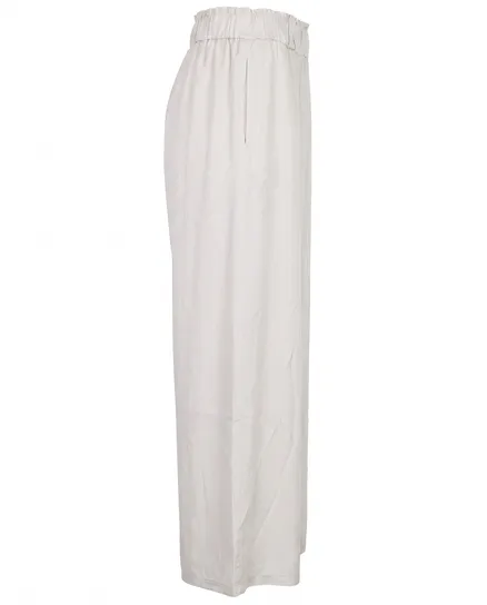 Marlenehose mit Seide in creme von Style Touch
