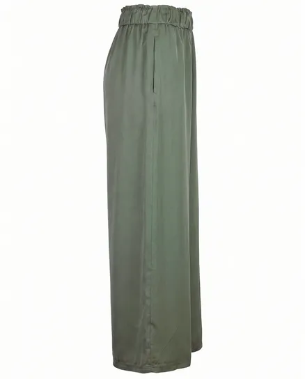 Marlenehose mit Seide in lindgr�n von Style Touch