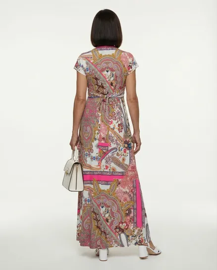 Maxi Jerseykleid Print in bunt von Fifilles Paris