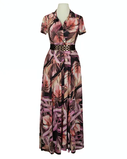 Maxi Jerseykleid Print in bunt von Fifilles Paris