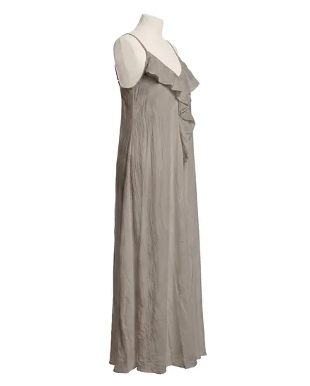 Maxikleid Baumwolle in braun von Made in Italy