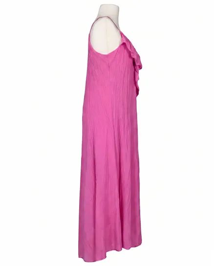 Maxikleid Baumwolle in pink von Made in Italy