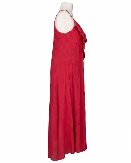 Maxikleid Baumwolle in rot von Made in Italy