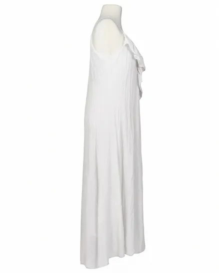 Maxikleid Baumwolle in wei� von Made in Italy