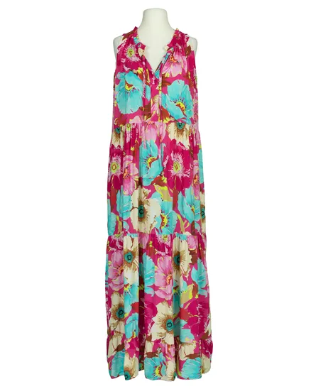 Maxikleid Floral in pink von H. Trend